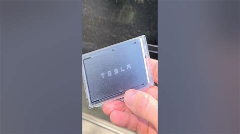 unlock Tesla with key card